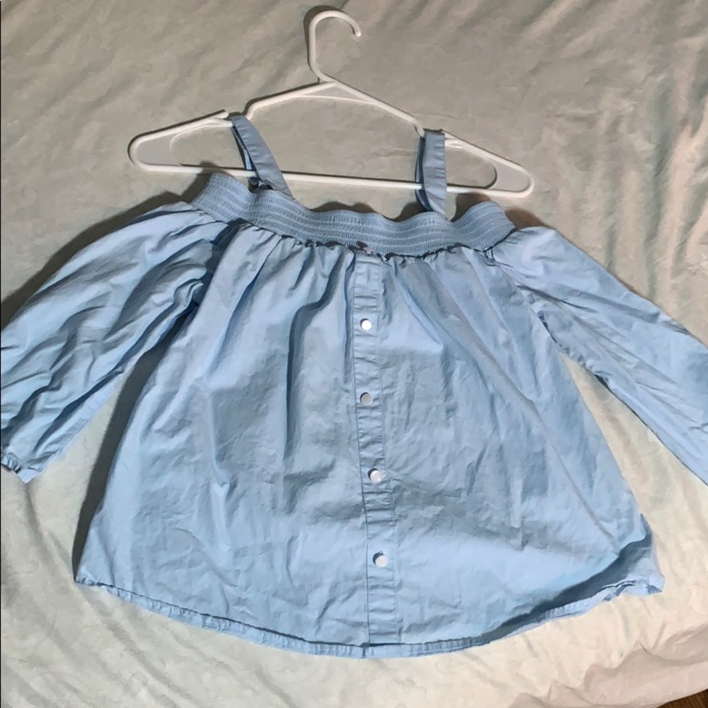 Size S Sweet Wanderer Baby Blue Blouse